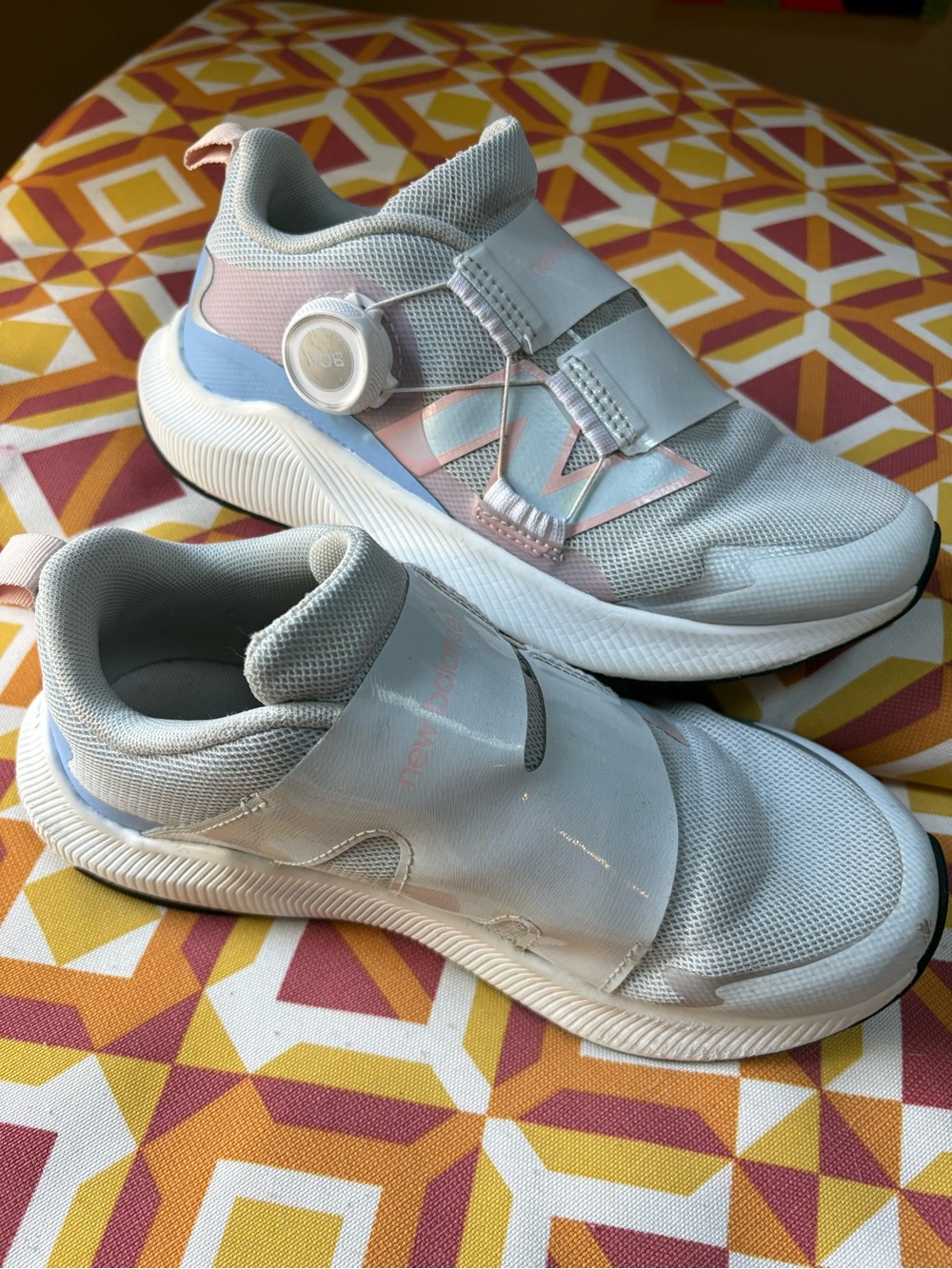 Blue and Pink New Balance BOA Dynasoft Reveal 4